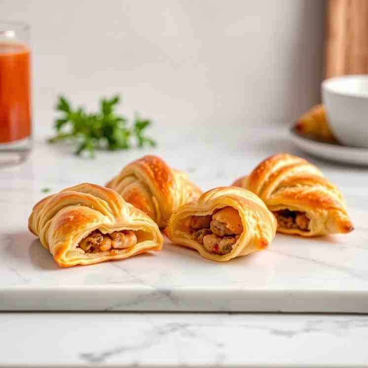 Quick Croissants Rellenos - Easy Crescent Roll Sheet Recipes